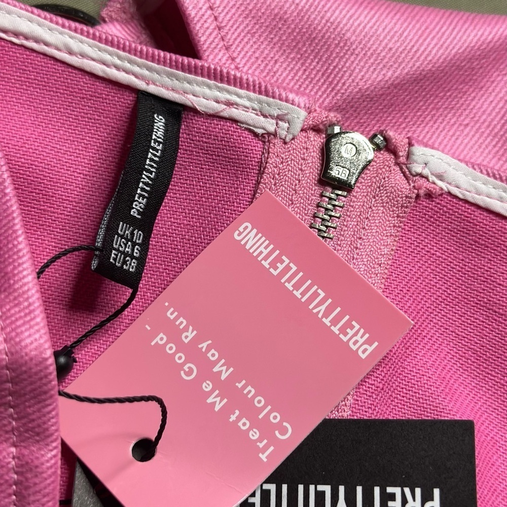 PrettyLittleThing - Pink Women's Crop Top - Picture 4 of 4